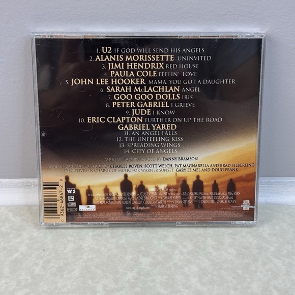 City of Angels Soundtrack (CD) Various U2 Alanis Morissette Goo Goo Dolls - Picture 2 of 4